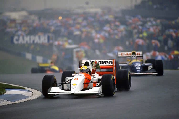 Ayrton Senna in Donington 1993