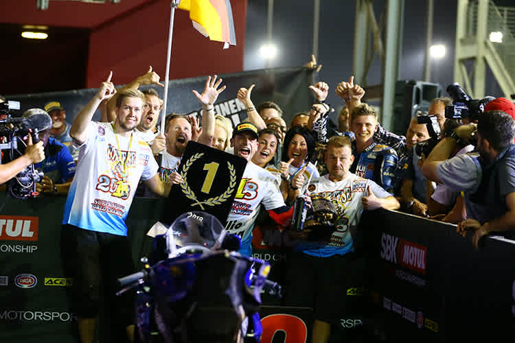 Sandro Cortese wurde 2018 mit Kallio Yamaha Weltmeister