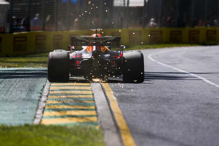 Max Verstappen liess es fliegen