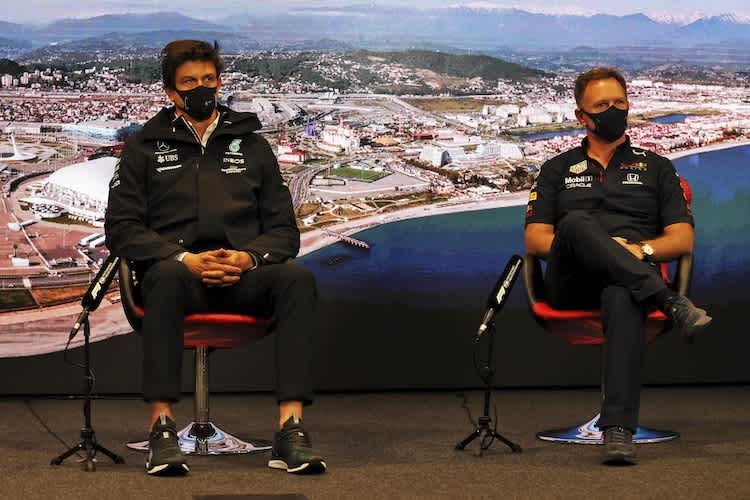 Toto Wolff und Christian Horner
