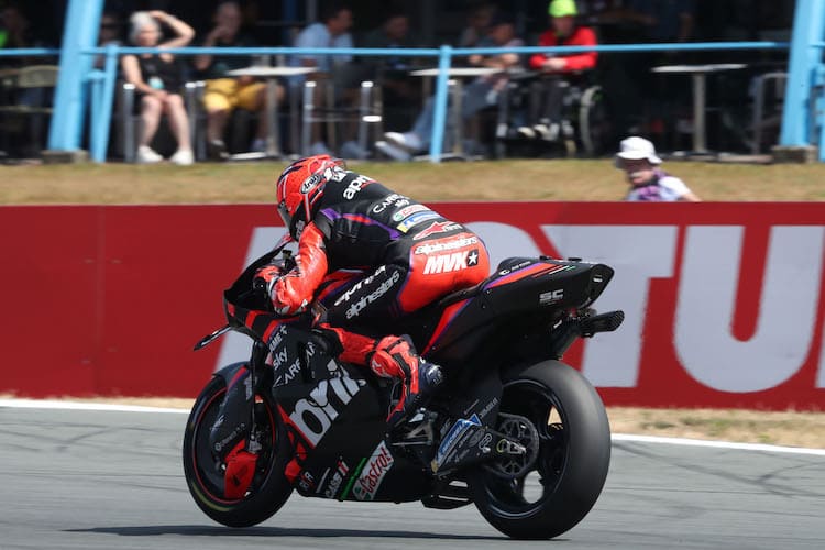 Maverick Viñales erklärte nach dem Trainingsfreitag in Assen: «Ich habe viel Vertrauen ins Bike»