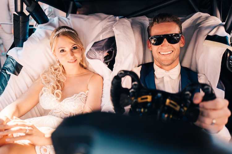 Maro Engel mit seiner Steffi