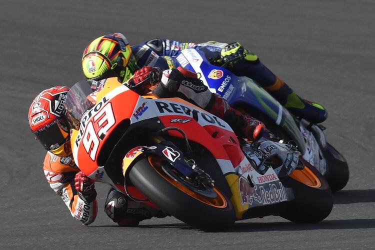 Liefern sich Márquez und Rossi in Mugello wieder einen spannenden Kampf?