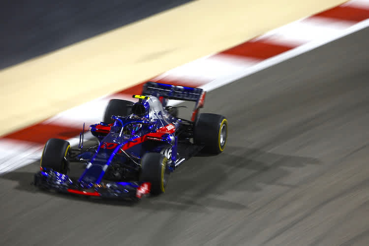 Pierre Gasly in Bahrain auf dem Weg zu Rang 4