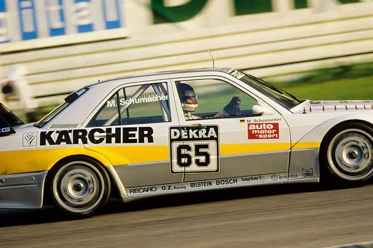 Michael Schumacher in einem DTM-Boliden
