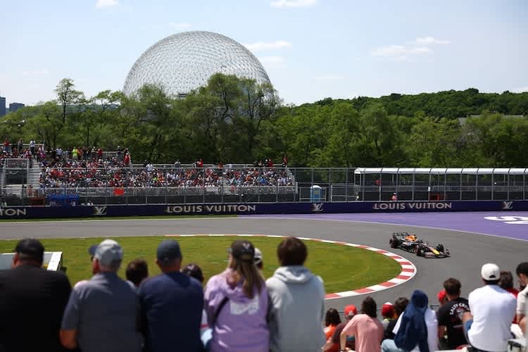 Max Verstappen in Kanada