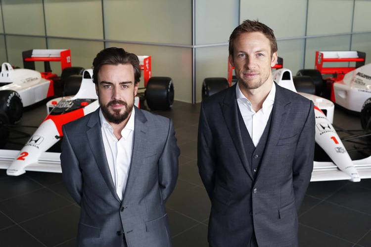 Fernando Alonso und Jenson Button