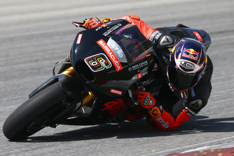 Aprilia-Werksfahrer Stefan Bradl