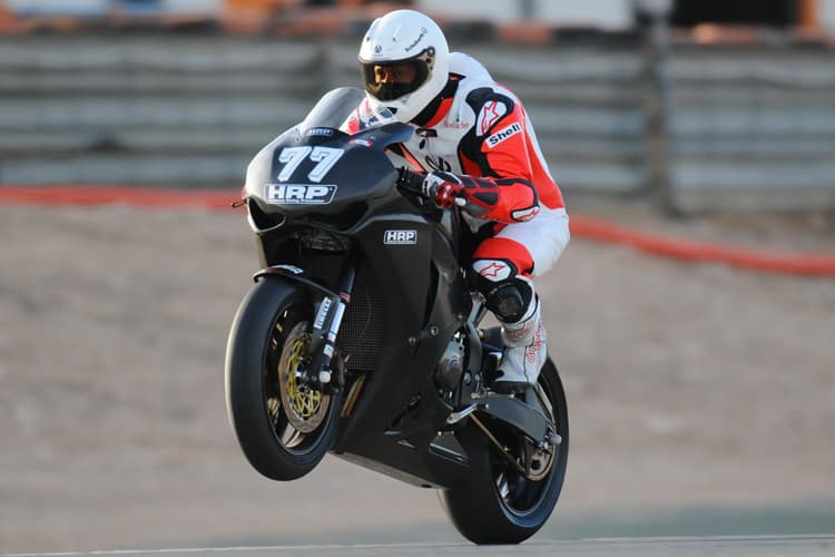 Schumi ist auch auf einem Rad schnell