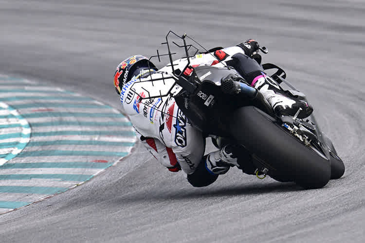 Daten sammeln für den guten Zweck: Miguel Oliveira mit Aero-Rake