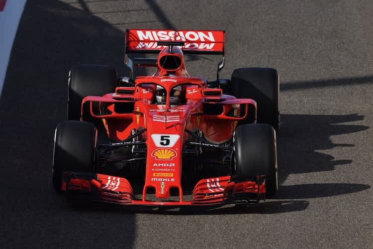 Sebastian Vettel im Ferrari