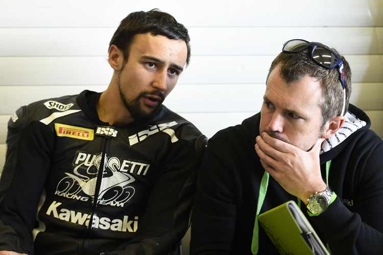 Randy Krummenacher (li.) mit Crew-Chief Andrew Pitt