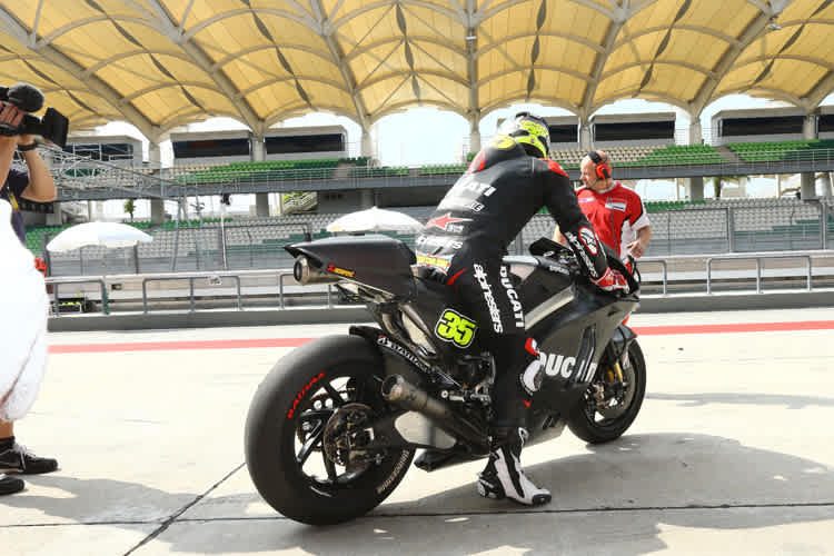 Schon bald wird Cal Crutchlow mit der Open-Ducati ausrücken