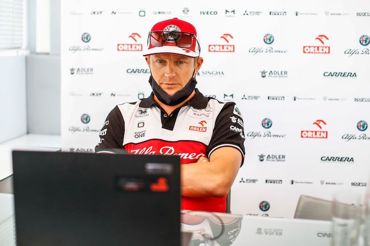 Kimi Räikkönen staunt