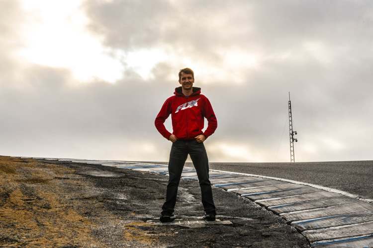 Max Neukirchner verbrachte die letzten Tage in Kalifornien