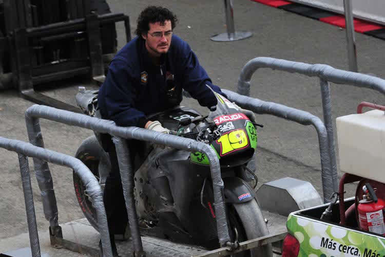 So kam der Honda-Prototyp zurück an die Box