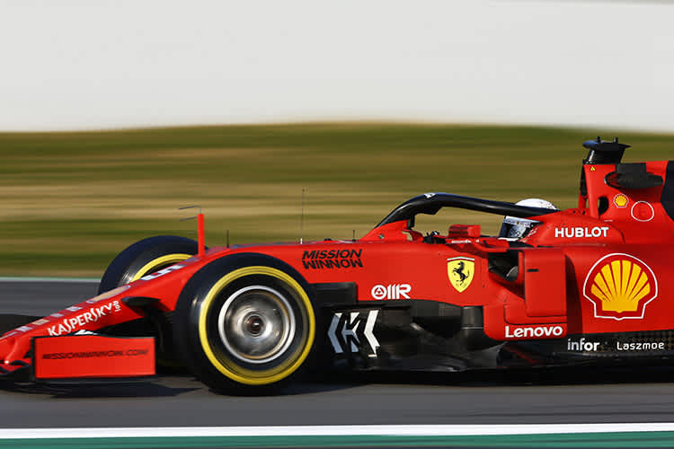 Sebastian Vettel im Ferrari