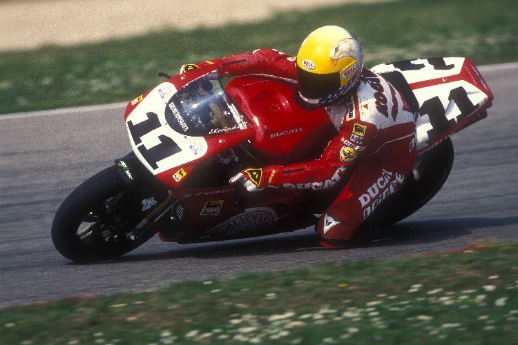 John Kocinski 1996 mit der Ducati 916
