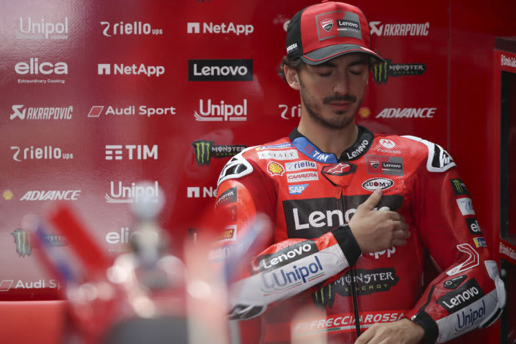 Pecco Bagnaia ist am verzweifeln