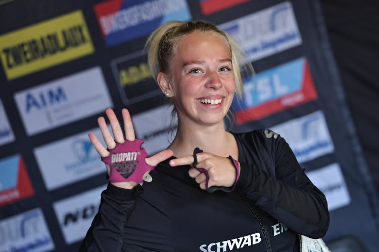 Einzige deutsche Teilnehmerin: Lucy Michel