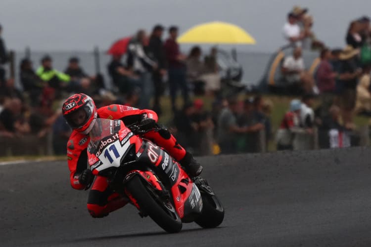 Nicolo Bulega sorgte für den ersten Sieg der Ducati V2