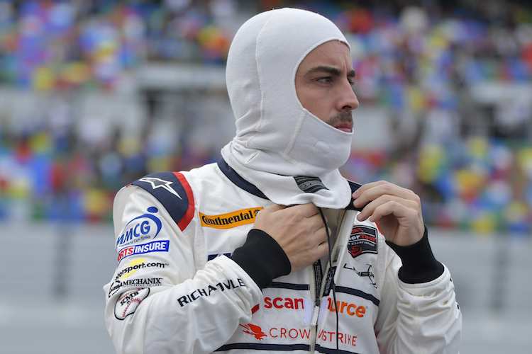  Fernando Alonso kämpfte in Daytona mit technischen Problemen
