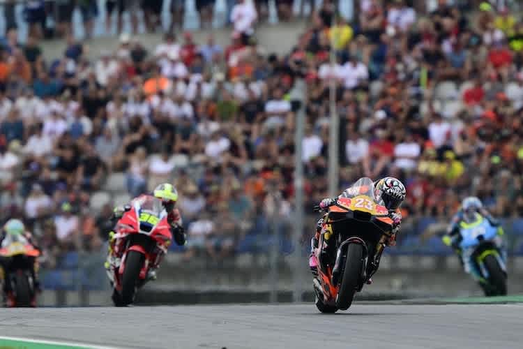 Enea Bastianini fuhr ein starkes Rennen, verpatzte aber den Start