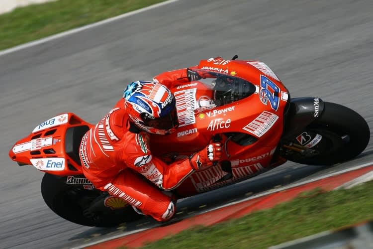 Casey Stoner: Bestzeit in Sepang.