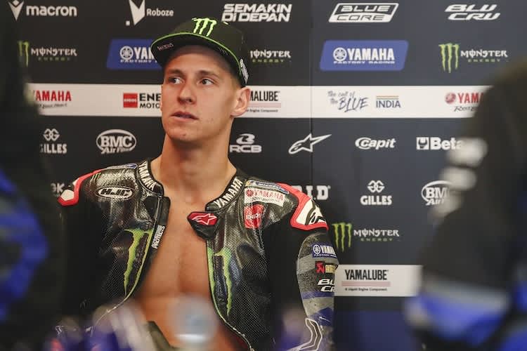 Fabio Quartararo möchte nur noch fahren und Spaß haben