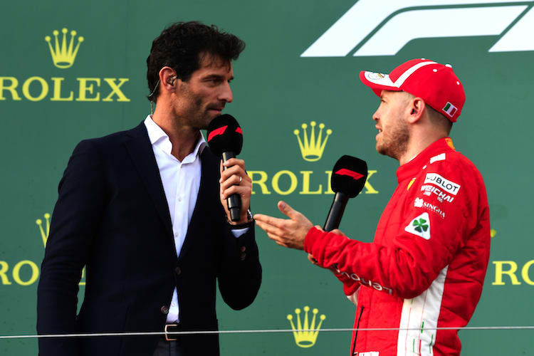 Mark Webber und Sebastian Vettel