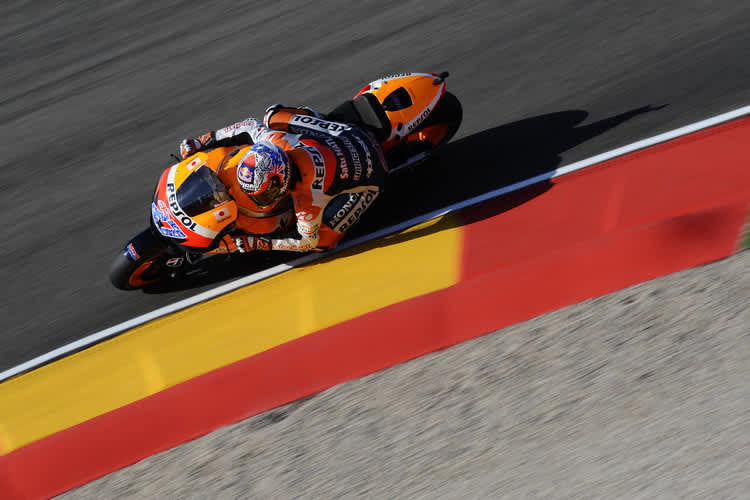 Casey Stoner war von Beginn an schnell