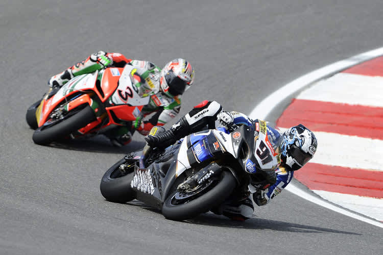Haslam (91) und Biaggi (3) waren in Portimao ebenbürtig