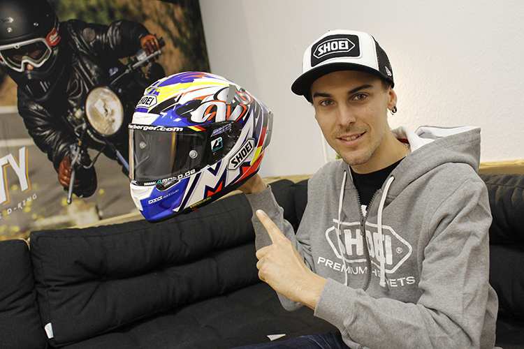 Markus Reiterberger ist bei Shoei in guten Händen