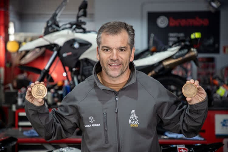 Während der Dakar 2022 wird Jose Maria Garcia 50 Jahre alt	
