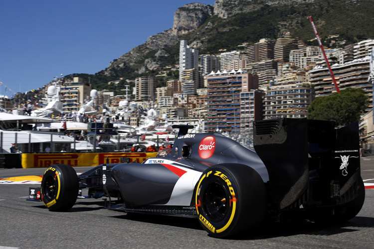Adrian Sutil im Pech: Im Monaco-Qualifying war nach 18 Minuten Schluss