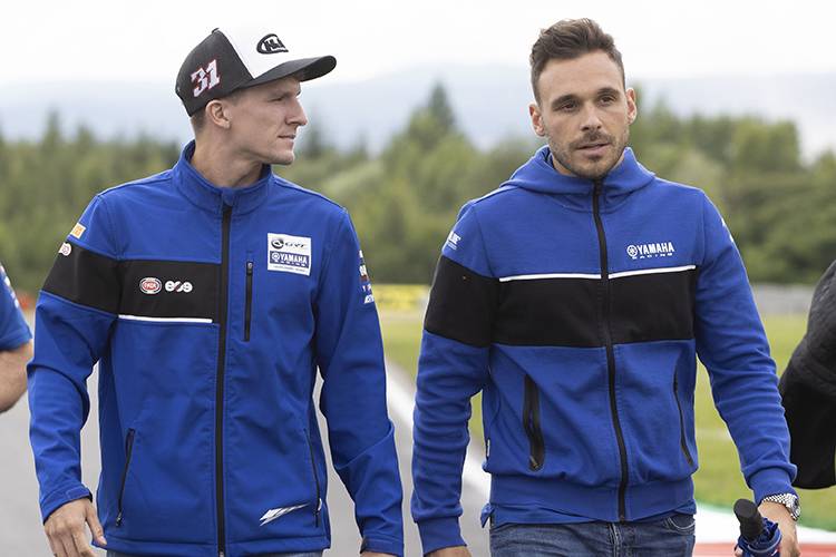 Niccolo Canepa (re.) mit Garrett Gerloff