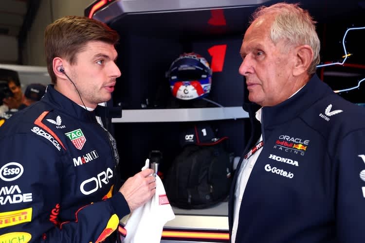 Red Bull-Motorsportberater Dr. Helmut Marko weiss: Sein Schützling Max Verstappen darf sich in den nächsten beiden Rennwochenenden nichts zuschulden kommen lassen