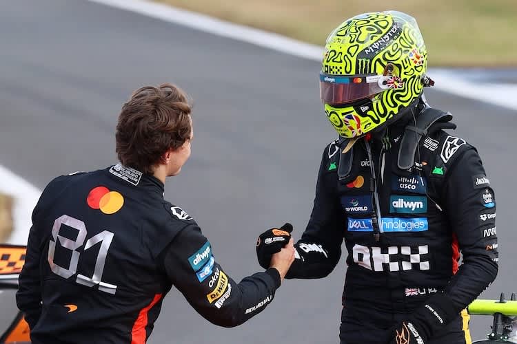 Oscar Piastri und Lando Norris