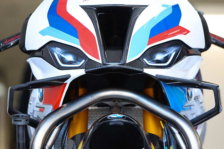 Die Front der neuen BMW M1000RR