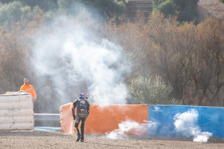 Toprak Razgatlioglu sorgte für eine Unterbrechung