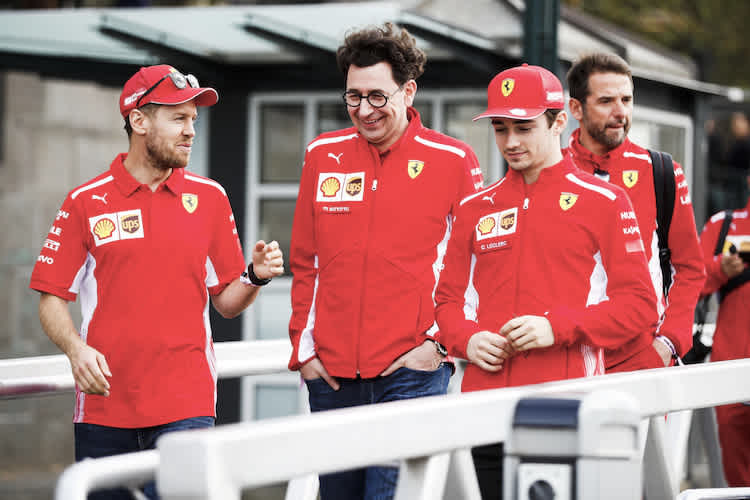 Mattia Binotto setzt 2020 auf die gleichen Fahrer