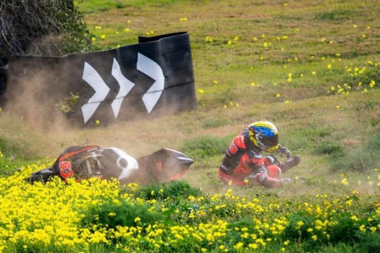 Tito Rabat stürzte auf dem Mallorca Circuit