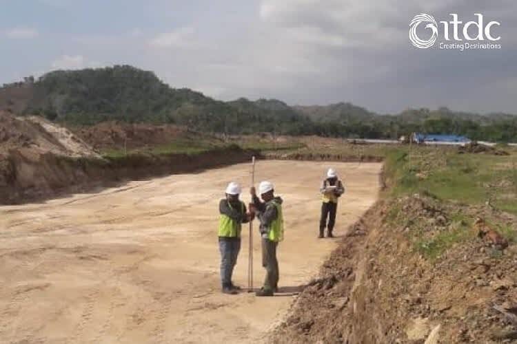 Die Arbeiten an der Rennstrecke in Indonesien schreiten voran 