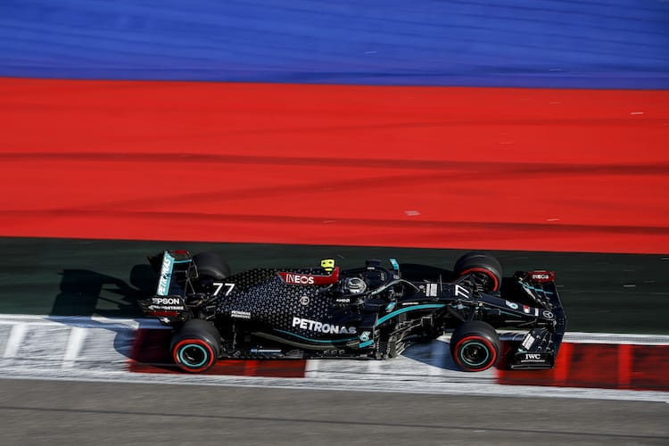 Valtteri Bottas gab auch im zweiten freien Training in Sotschi das Tempo vor