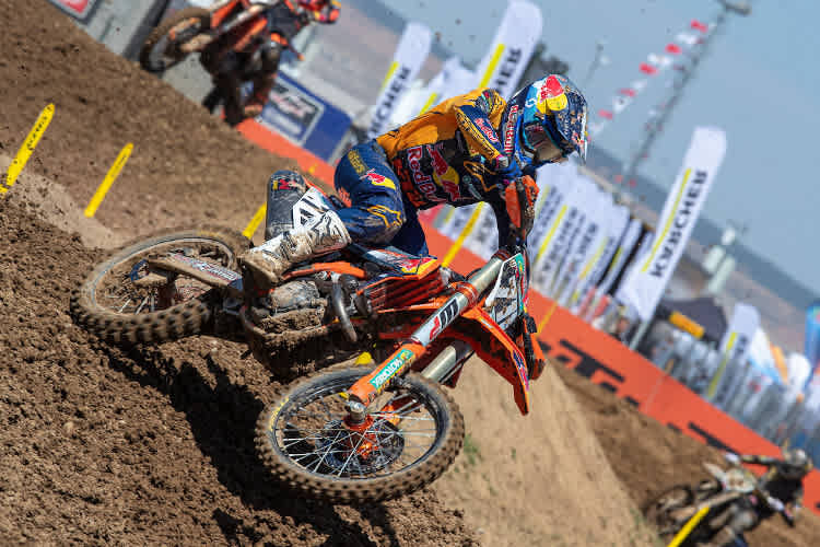 René Hofer mischte vorne mit