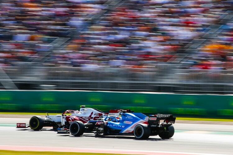 Antonio Giovinazzi gegen Fernando Alonso