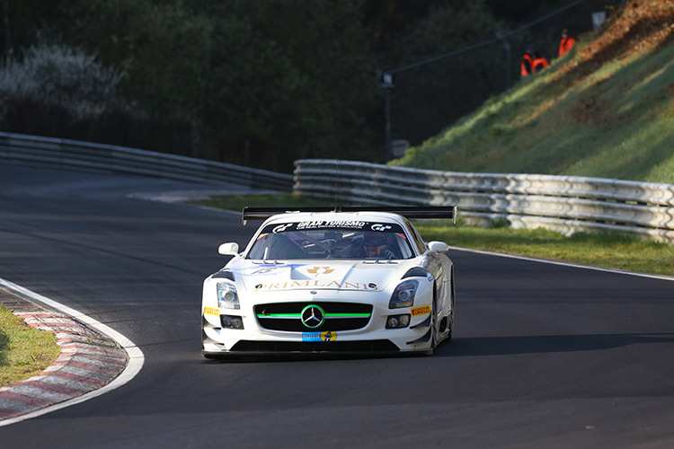 Pole Position für den HTP Motorsport Mercedes-Benz SLS AMG GT3