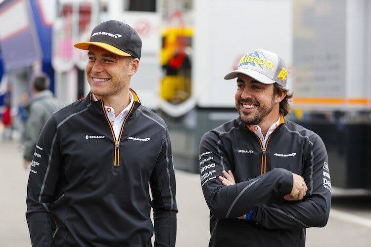 Stoffel Vandoorne und Fernando Alonso