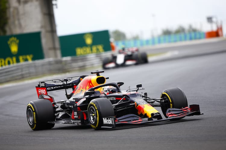 Max Verstappen biem Rennen im Vorjahr