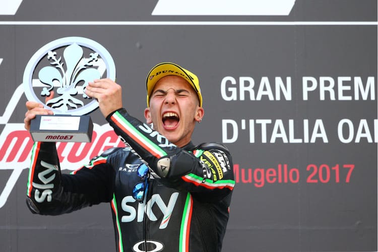 Siegte in Mugello auf KTM: Andrea Migno